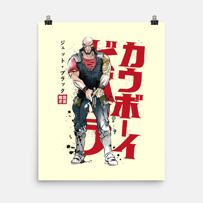 Jet Sumi-E-none matte poster-DrMonekers