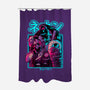 Neon Fury-none polyester shower curtain-Bruno Mota