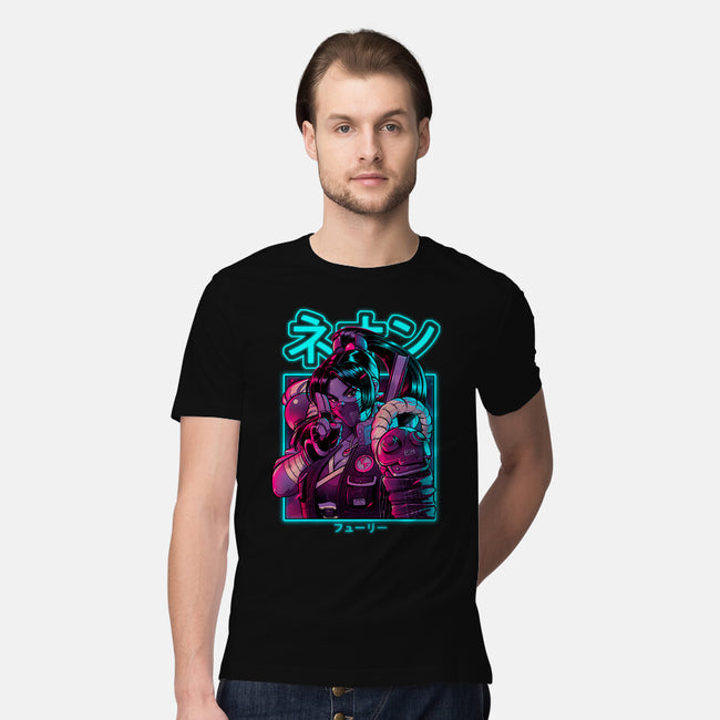 Neon Fury-mens premium tee-Bruno Mota