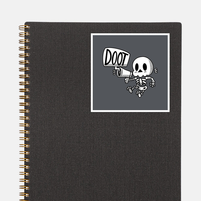 DOOT Skeleton-none glossy sticker-TechraNova