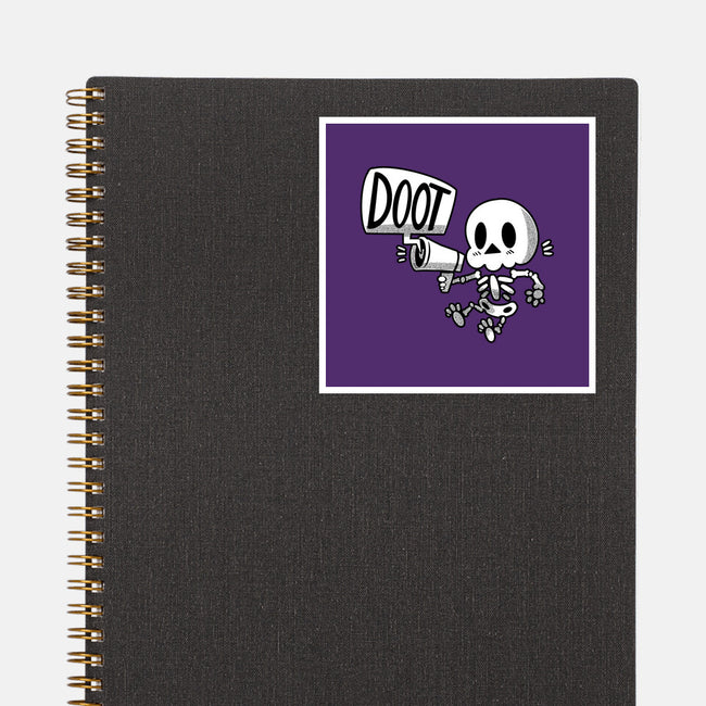 DOOT Skeleton-none glossy sticker-TechraNova