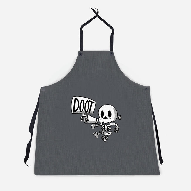 DOOT Skeleton-unisex kitchen apron-TechraNova