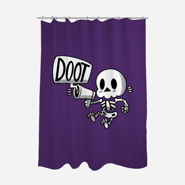 DOOT Skeleton-none polyester shower curtain-TechraNova