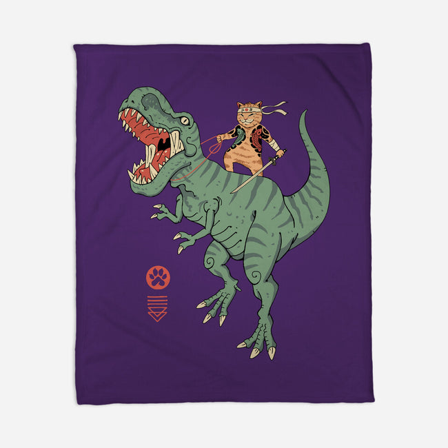 T-Rex Catana-none fleece blanket-vp021