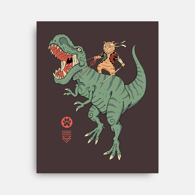 T-Rex Catana-none stretched canvas-vp021