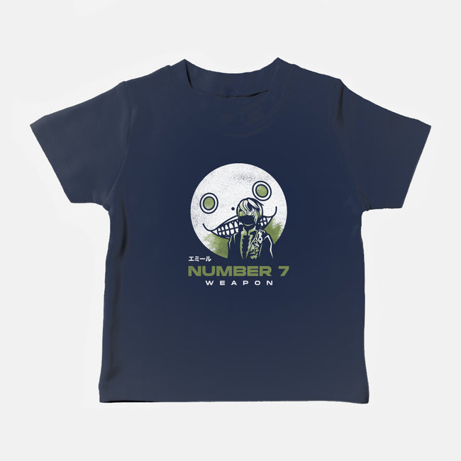 Emil Weapon Number 7-baby basic tee-Logozaste
