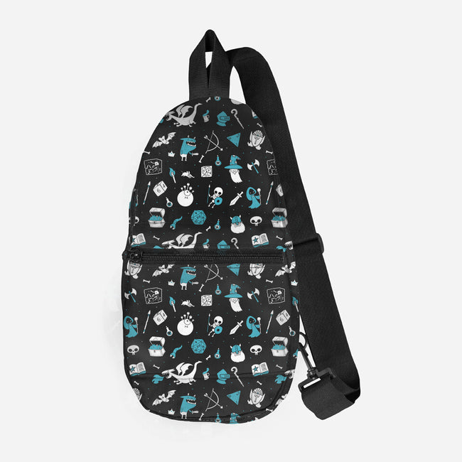 I Love Gaming-none all over print sling bag-queenmob