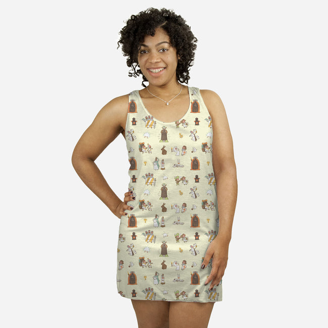 Holy Grail-womens all over print racerback dress-queenmob