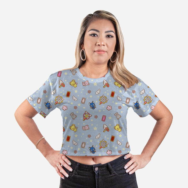 Magical Items-womens all over print cropped tee-neokawaii