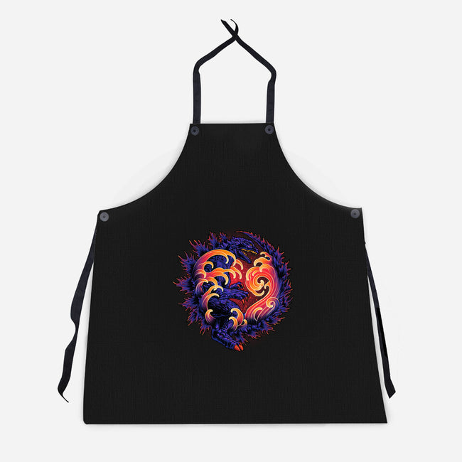 Wave Of Destruction-unisex kitchen apron-glitchygorilla