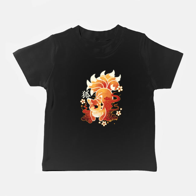 Kitsune Kawaii-baby basic tee-NemiMakeit