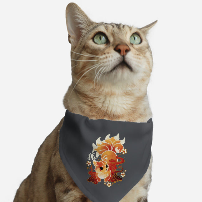 Kitsune Kawaii-cat adjustable pet collar-NemiMakeit