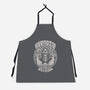 Hypnotic Skull-unisex kitchen apron-Slikfreakdesign