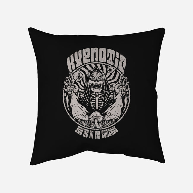 Hypnotic Skull-none removable cover w insert throw pillow-Slikfreakdesign