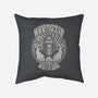 Hypnotic Skull-none removable cover w insert throw pillow-Slikfreakdesign