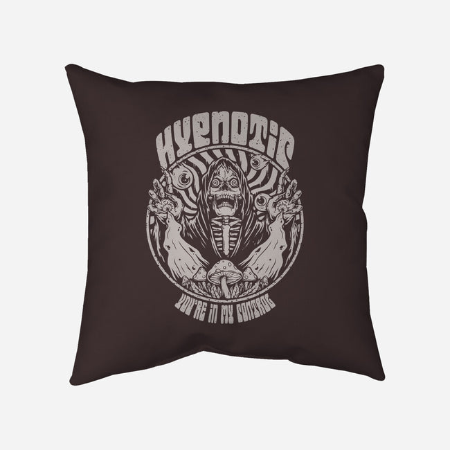 Hypnotic Skull-none removable cover w insert throw pillow-Slikfreakdesign