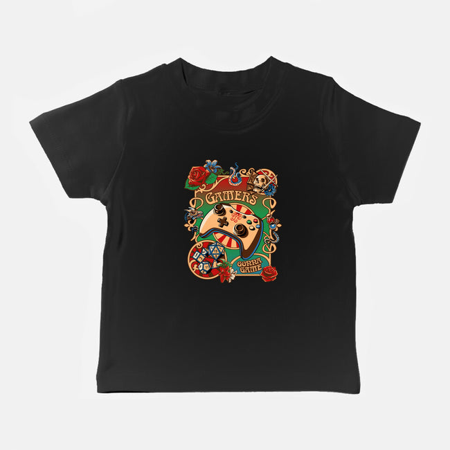 Gamers Gonna Game-baby basic tee-daobiwan