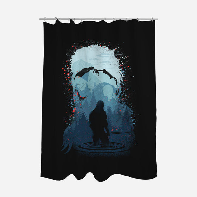 Stand Your Ground-none polyester shower curtain-rocketman_art