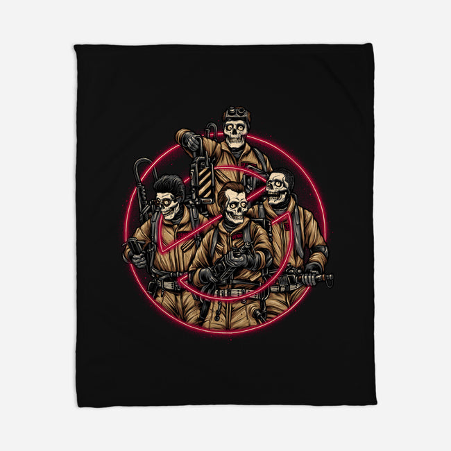 Busted Ghosts-none fleece blanket-glitchygorilla