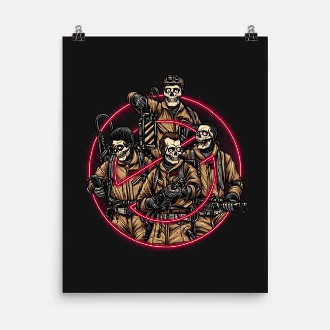 Busted Ghosts-none matte poster-glitchygorilla