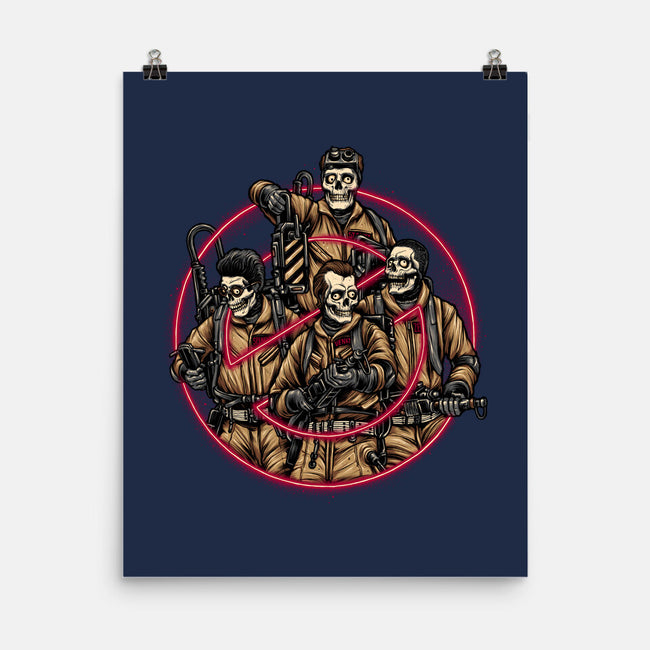 Busted Ghosts-none matte poster-glitchygorilla