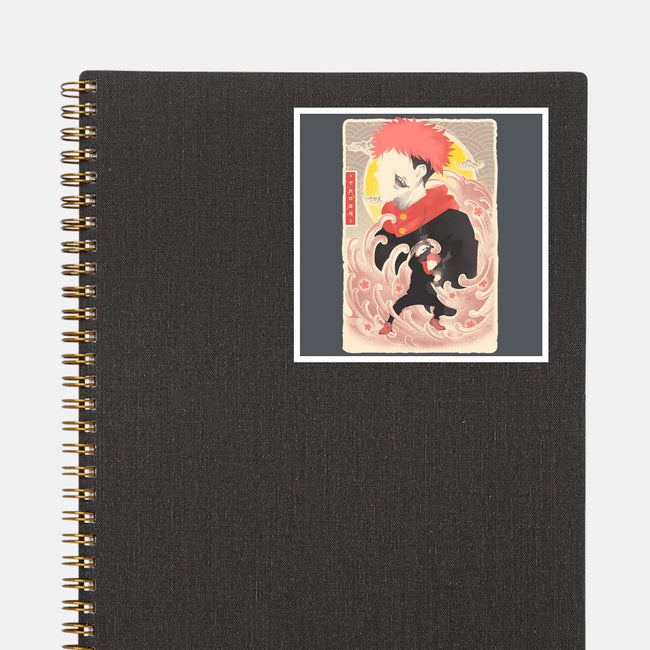 Musha-E Itadori-none glossy sticker-hypertwenty