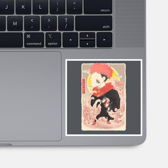 Musha-E Itadori-none glossy sticker-hypertwenty