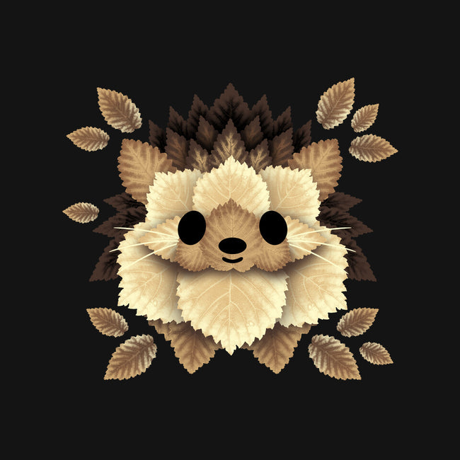 Hedgehog Of Leaves-none removable cover throw pillow-NemiMakeit
