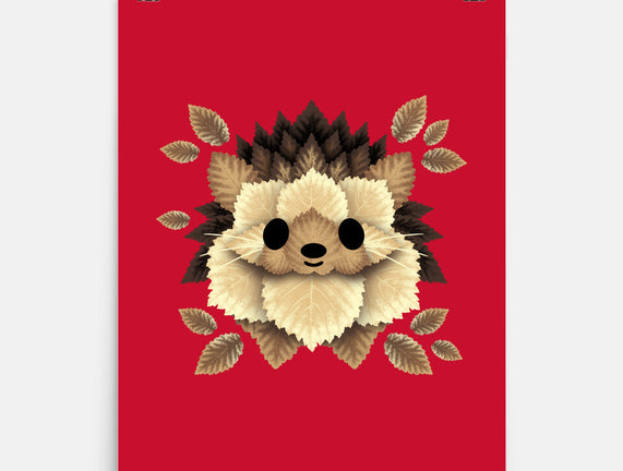 Hedgehog Of Leaves