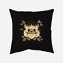 Hedgehog Of Leaves-none removable cover w insert throw pillow-NemiMakeit