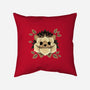 Hedgehog Of Leaves-none removable cover throw pillow-NemiMakeit