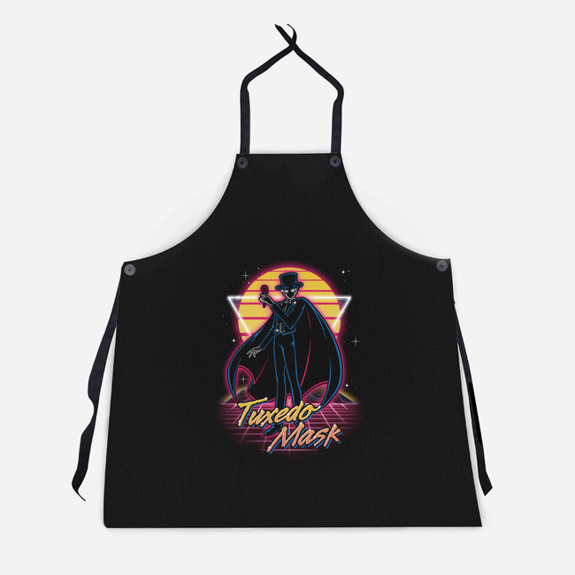 Retro Tuxedo Guardian-unisex kitchen apron-Olipop