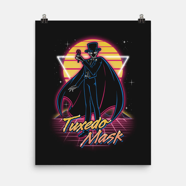Retro Tuxedo Guardian-none matte poster-Olipop