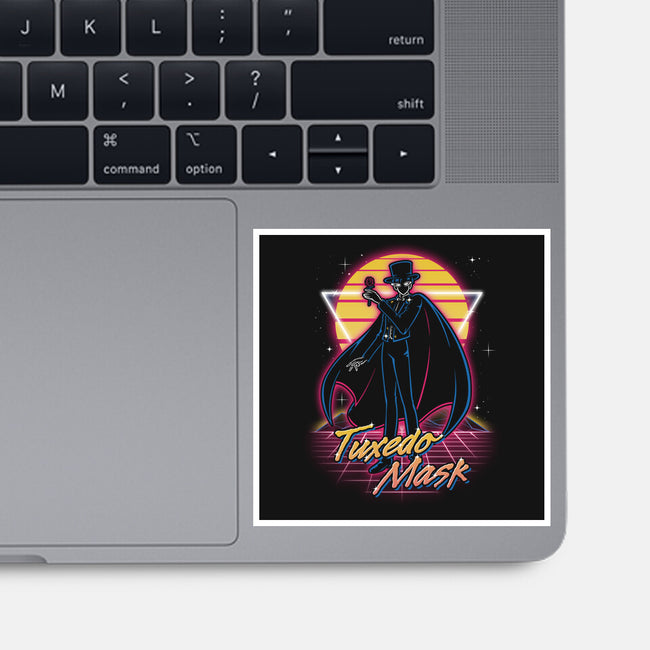 Retro Tuxedo Guardian-none glossy sticker-Olipop