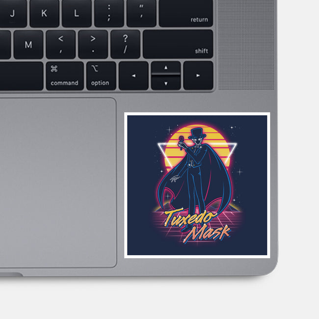 Retro Tuxedo Guardian-none glossy sticker-Olipop