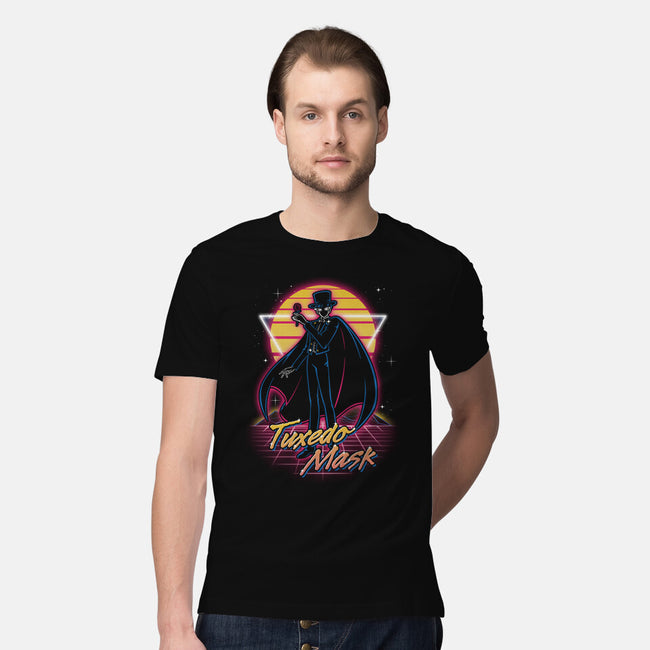 Retro Tuxedo Guardian-mens premium tee-Olipop