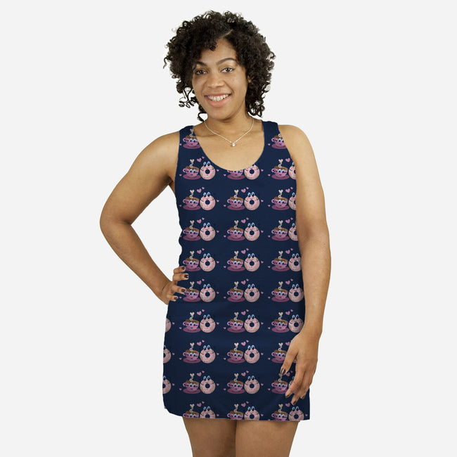 A Sweet Match-womens all over print racerback dress-TeeFury