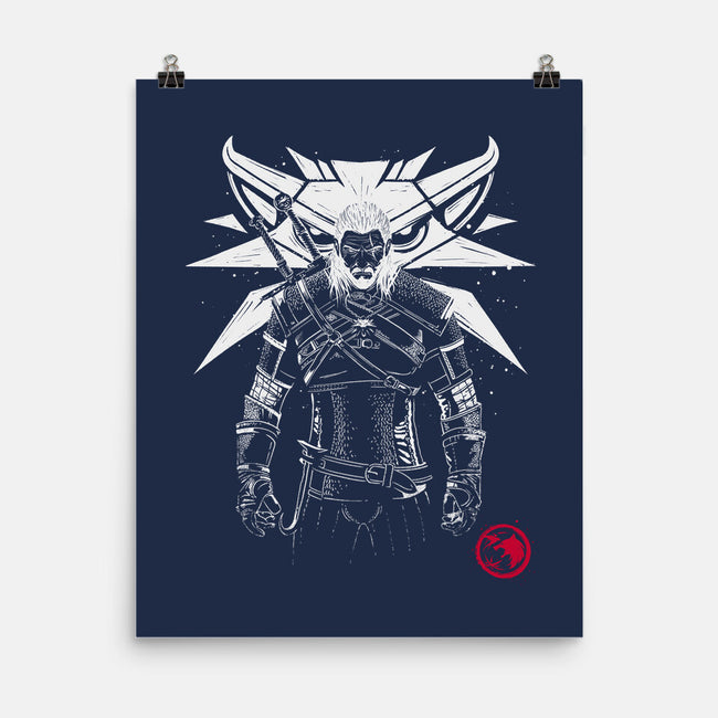 Hunting Monsters-none matte poster-Getsousa!