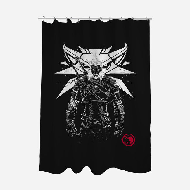 Hunting Monsters-none polyester shower curtain-Getsousa!