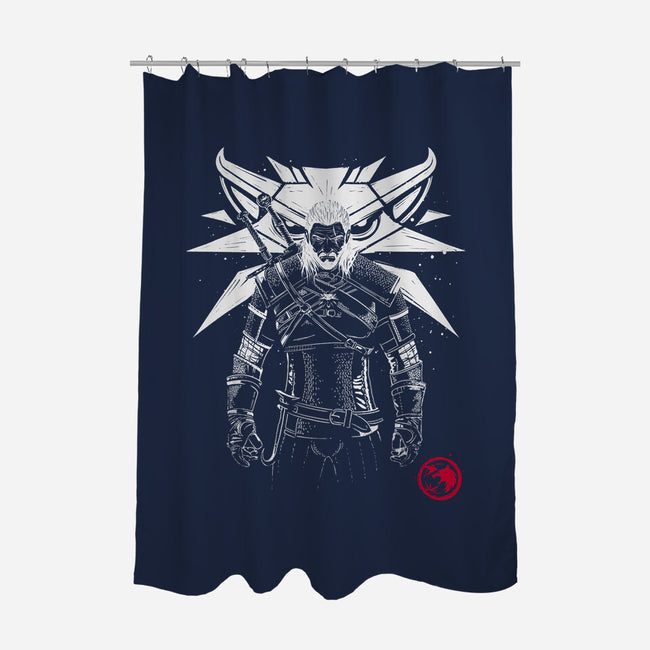Hunting Monsters-none polyester shower curtain-Getsousa!