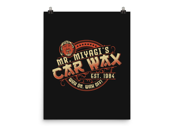 Mr. Miyagi's Car Wax