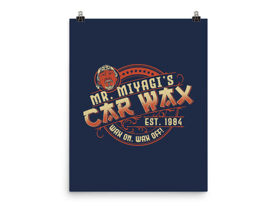 Mr. Miyagi's Car Wax