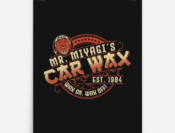 Mr. Miyagi's Car Wax