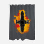 The Shine-none polyester shower curtain-kharmazero