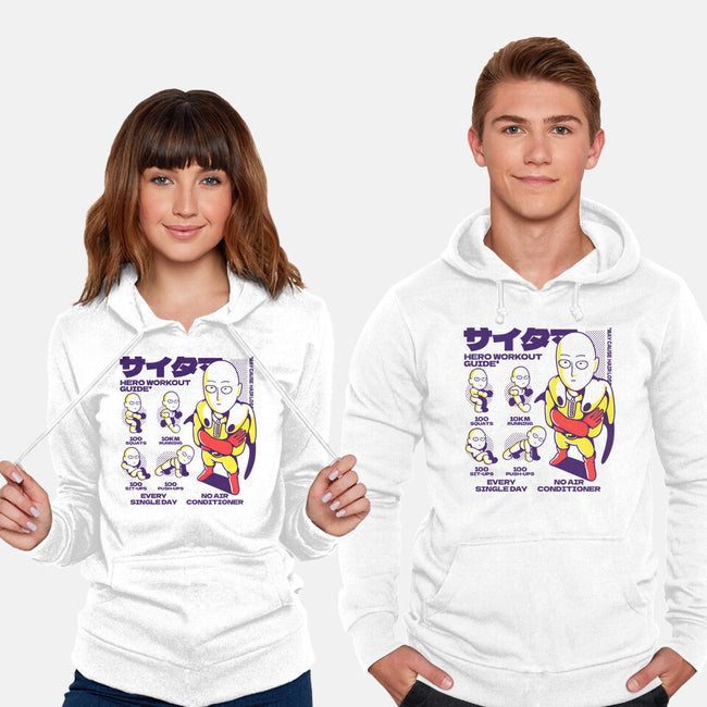 Hero Workout Guide-unisex pullover sweatshirt-estudiofitas