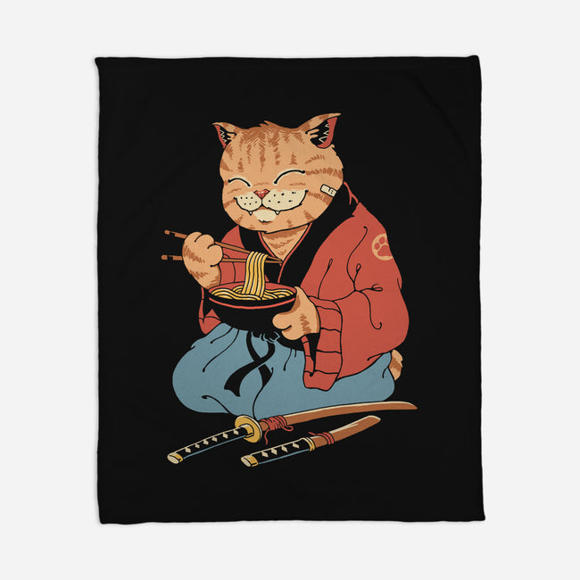 Cat Ramen-none fleece blanket-vp021
