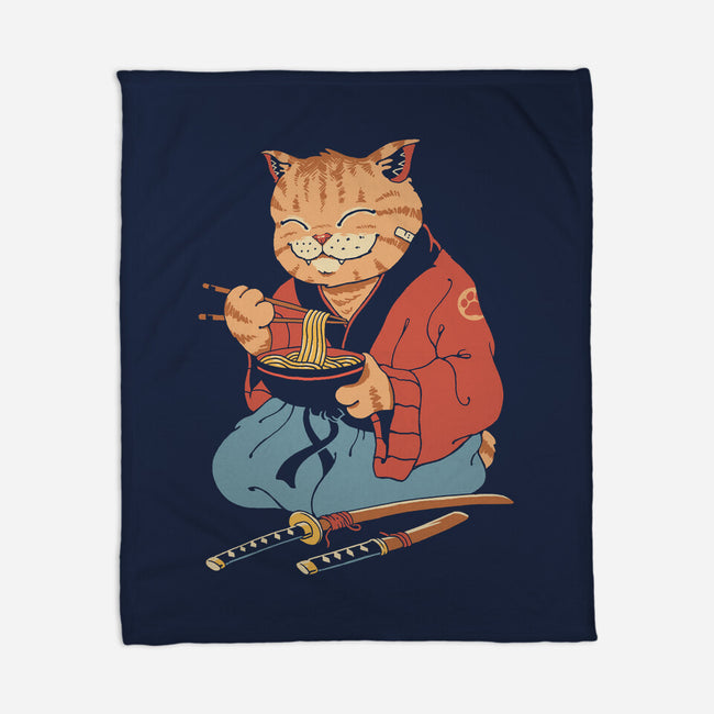 Cat Ramen-none fleece blanket-vp021