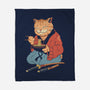 Cat Ramen-none fleece blanket-vp021