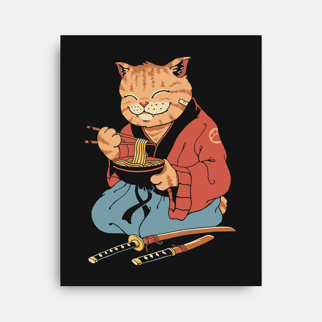 Cat Ramen-none stretched canvas-vp021