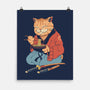Cat Ramen-none matte poster-vp021
